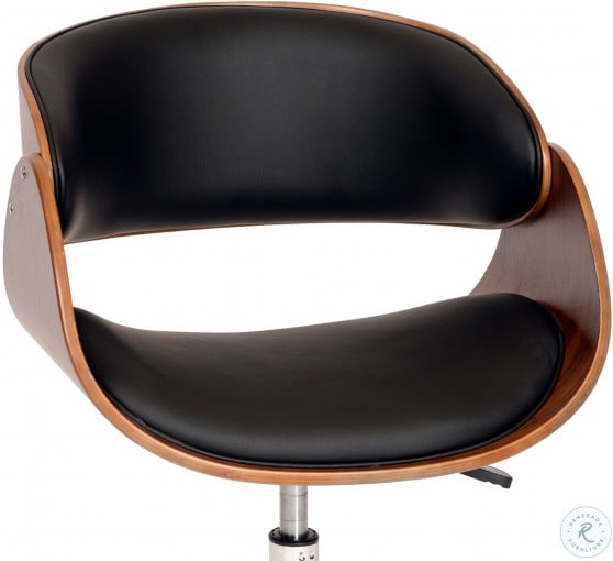 Julian Modern Black Chair, LCJUOFCHBL, Armen Living