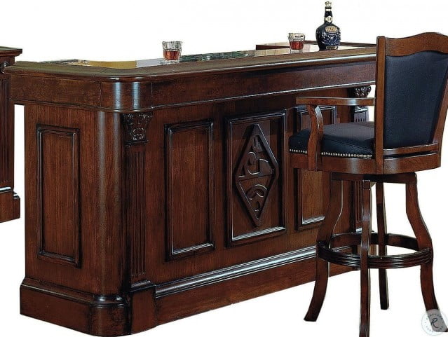 Monticello Distressed Walnut Bar From Eci Furniture Coleman Furniture