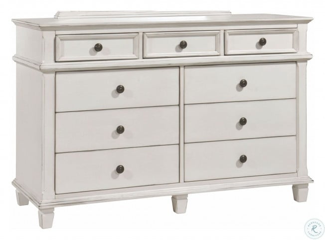 Carolina Antique White Dresser From Coaster Coleman Furniture Carolina Antique White Dresser From
