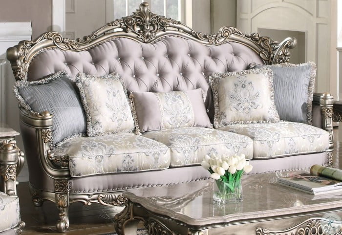 Ophelia Antique Gold Sofa From New Classic Coleman Furniture
