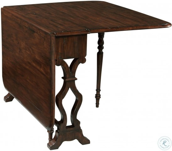 Brown Narrow Top Drop Leaf Table From Hekman Furniture Coleman Drop Leaf Table From Hekman Furniture