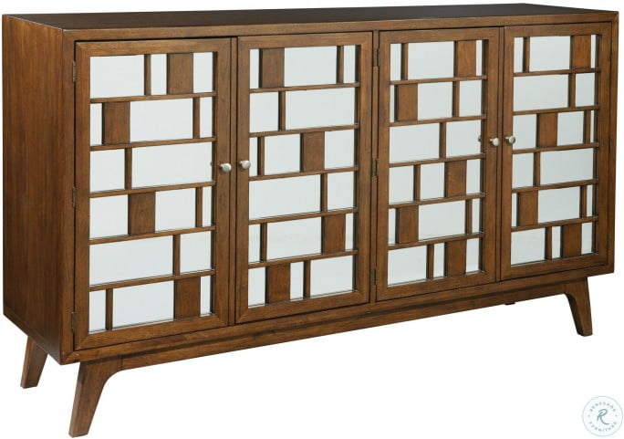 Walnut Mid Century Modern Console From Hekman Furniture Coleman Furniture