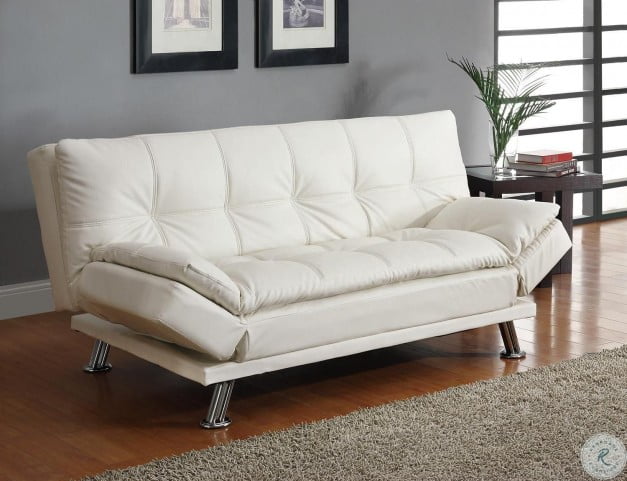 Dilleston White Full Sofa Bed from Coaster (300291 ...