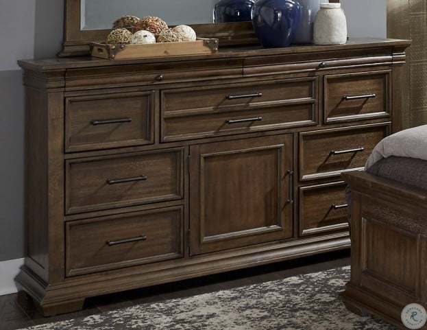 Narcine Wire Brushed Weathered Gray Dresser From Homelegance Coleman Furniture