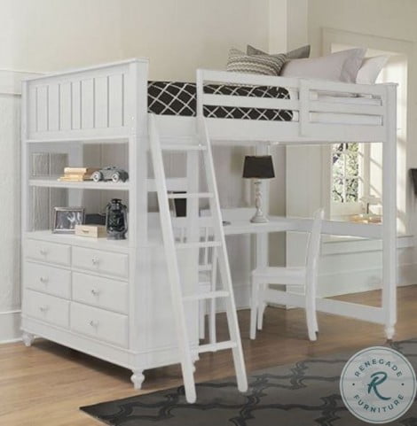 full loft bed with storage