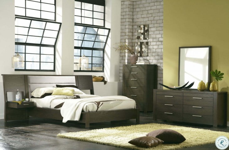 Montreal Licorice Oak Platform Bedroom Set from Casana ...