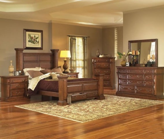 Torreon Antique Pine Poster Storage Bedroom Set From Progressive Furniture Coleman Torreon Antique Pine Poster Storage