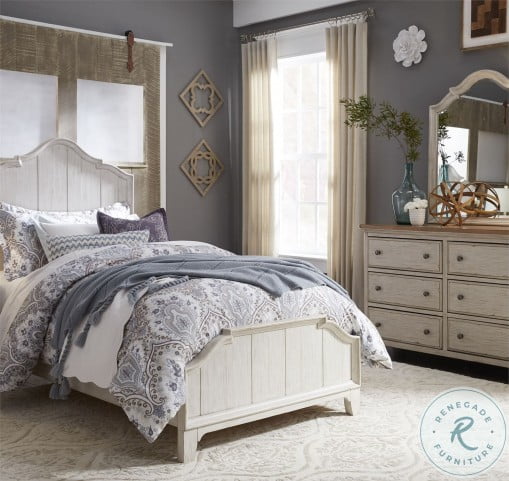 Farmhouse Reimagined Antique White Youth Panel Bedroom Set From