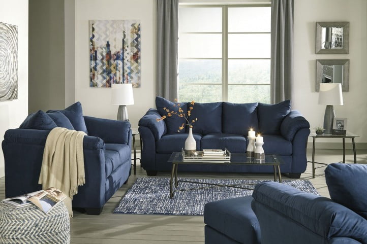 Darcy Blue Living Room Set From Ashley Coleman Furniture
