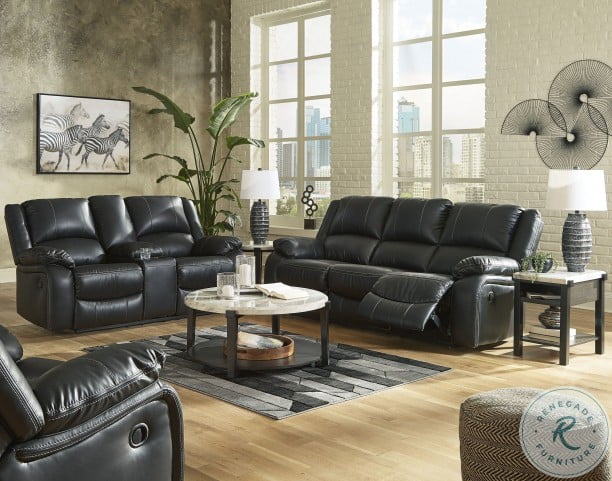 Calderwell Black Reclining Living Room Set From Ashley Coleman