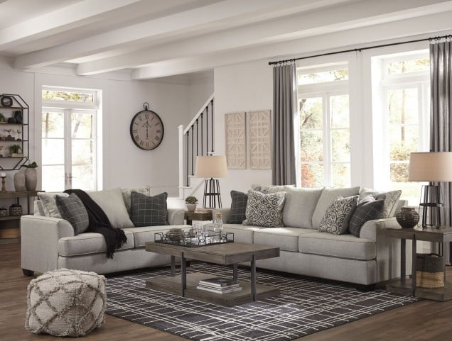 Velletri Pewter Living Room Set From Ashley Coleman Furniture