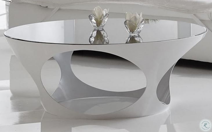 Marlow White High Gloss Coffee Table From Bellini Modern Living