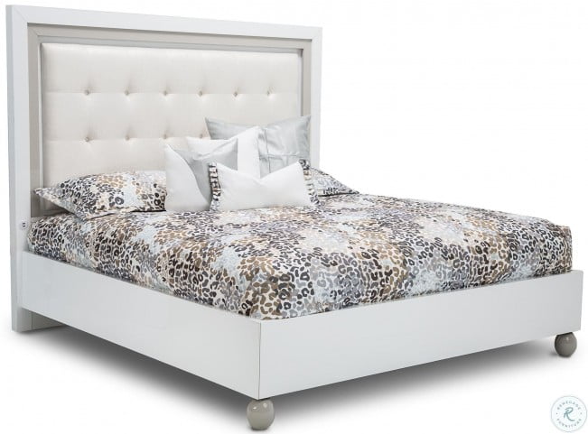 Sky Tower White Cloud King Panel Bed, 9025614-9025637-108 ...