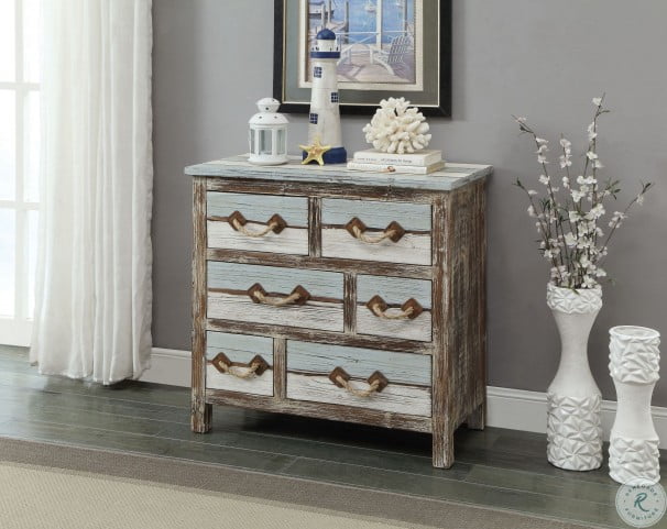 Islander Multicolor 6 Drawer Chest From Coast To Coast Coleman