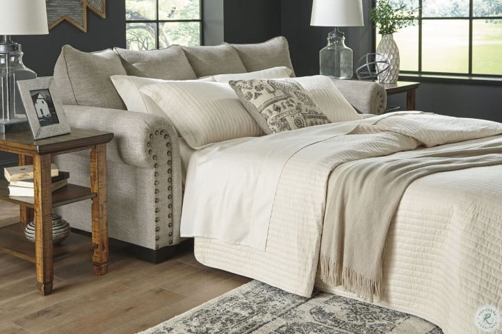 Jerary Queen Upholstered Bed Instructions Zarina Jute Queen Sofa Sleeper From Ashley Coleman Furniture