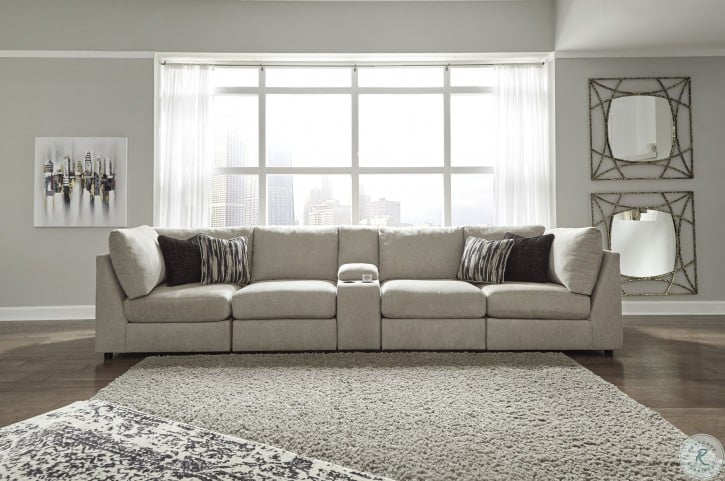 Kellway Bisque Console Modular Sectional From Ashley Coleman