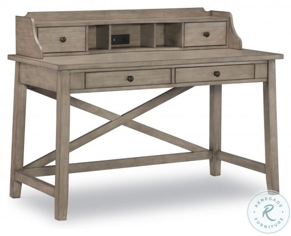 Farm House Old Crate Brown 2 Drawer Desk With Hutch From Legacy Classic Coleman Furniture