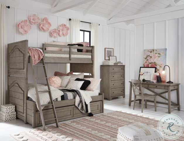 Farm House Old Crate Brown 2 Drawer Home Office Set From Legacy