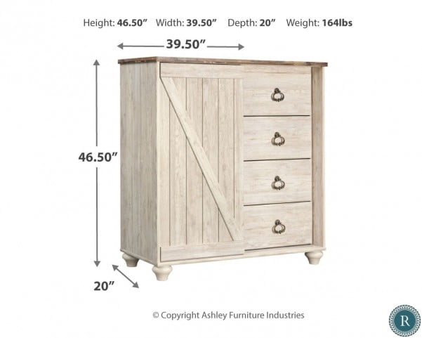 Willowton Whitewash Youth Panel Bedroom Set From Ashley Coleman