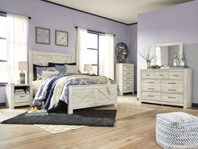 Bellaby Whitewash Panel Bedroom Set From Ashley Coleman Furniture