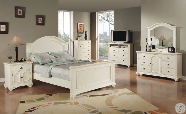 Addison White Panel Bedroom Set From Elements Furniture Coleman Addison White Panel Bedroom Set From