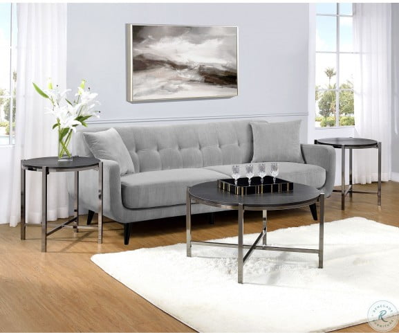 Simone Black 3 Piece Occasional Table Set From Elements Furniture