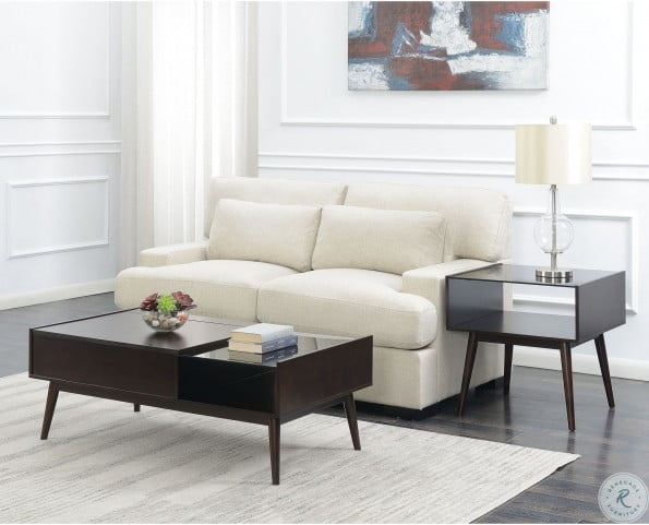 Morgan Espresso Mid Century Lift Top Occasional Table Set From Mid Century Lift Top Occasional Table