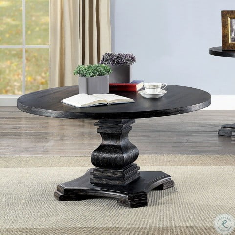 Isabell Antique Black Coffee Table From Furniture Of America