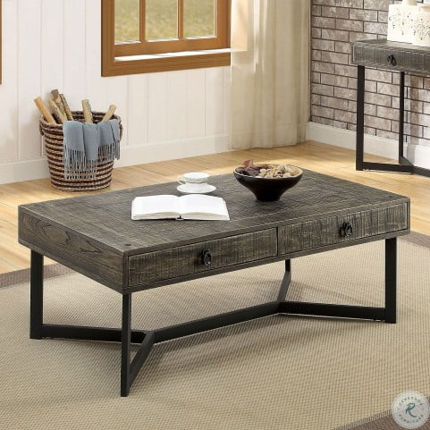 Veblen Dark Oak And Espresso Coffee Table From Furniture Of America Coleman - Gabby Julian Coffee Table Veblen Dark Oak And Espresso Coffee Table From Furniture Of America Coleman - Gabby Julian Coffee Table