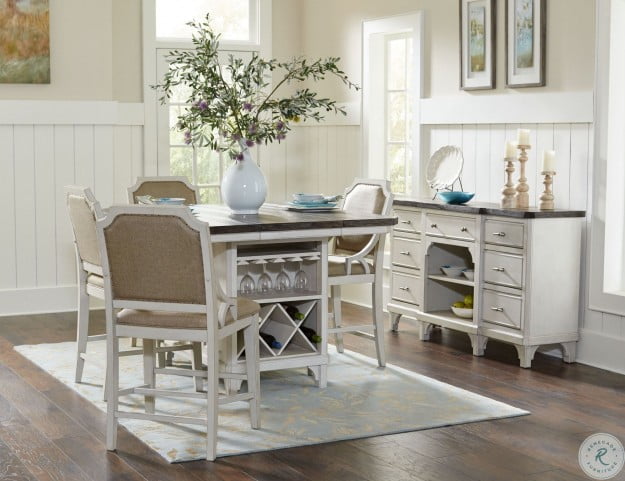 Mystic Cay Weathered Kitchen Island From Avalon Furniture