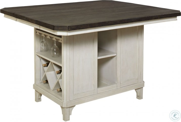 Mystic Cay Weathered Kitchen Island From Avalon Furniture