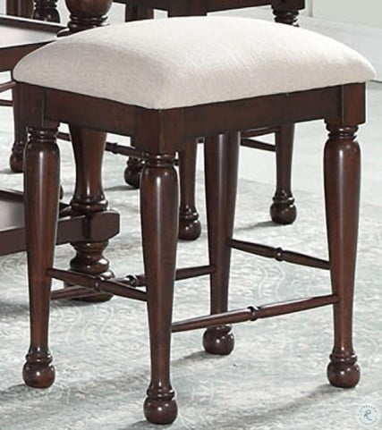 Sophia Cherry Brown Kitchen Island Stool Set Of 2 From Avalon