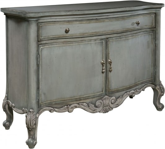 Distressed Pastel Blue Accent Door Chest From Pulaski Coleman Furniture
