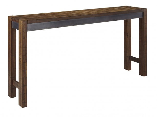 Torjin Brown And Gray Long Counter Height Dining Table From Ashley