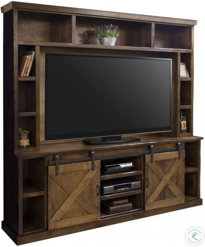 Farmhouse Brown Entertainment Center From Legends Furniture