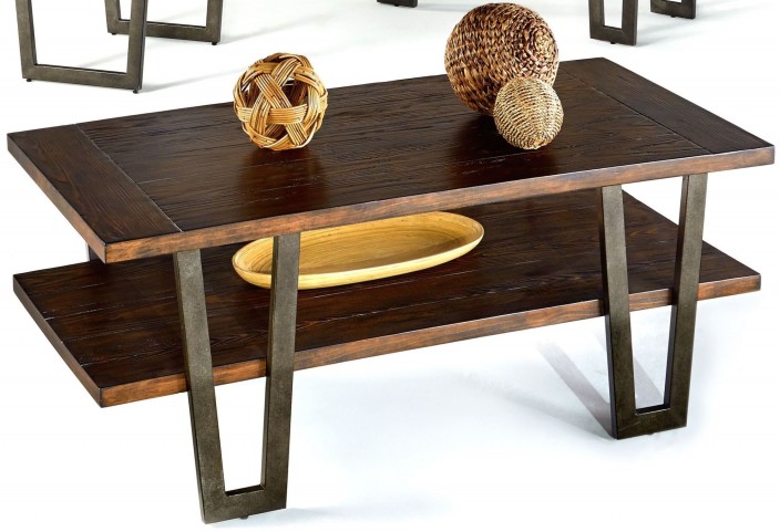 Sandpiper Black Rectangular Cocktail Table from ...