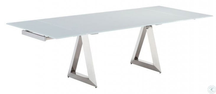 Pesaro Extendable Rectangular Dining Table From Bellini Modern Pesaro Extendable Rectangular Dining