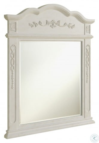 Danville 32 Antique White Mirror From Elegant Lighting Coleman