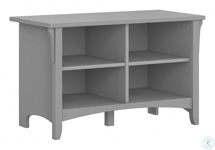 Salinas Cape Cod Gray Shoe Storage Bench from Bush ...