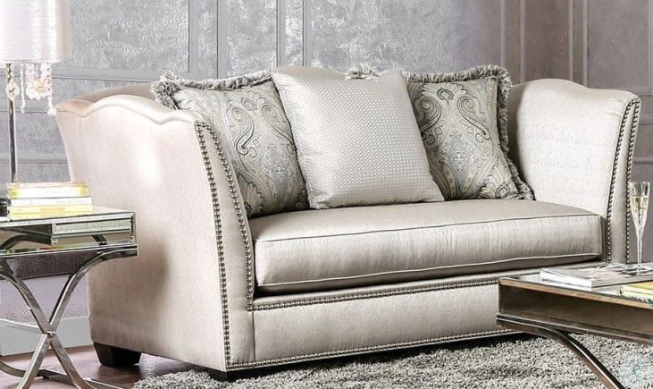 Alessandra Silver Loveseat From Furniture Of America Coleman Furniture,Interesting Facts About Yourself Questions