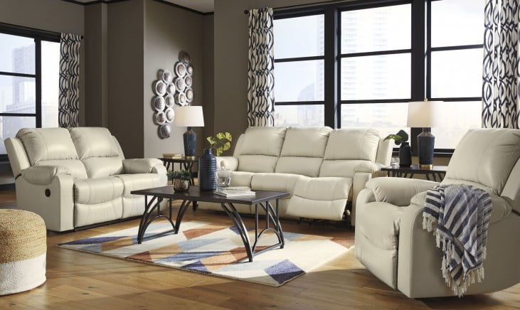 Rackingburg Cream Power Reclining Living Room Set From Ashley