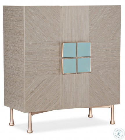 Melange Light Wood Elena Storage Cabinet From Hooker Coleman Furniture