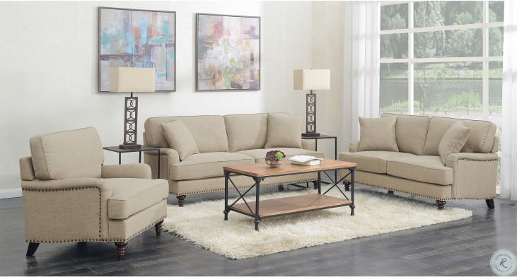 Cassandra Natural Living Room Set From Picket House Furnishings