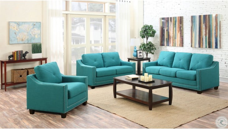 Mauldin Teal Living Room Set From Picket House Furnishings